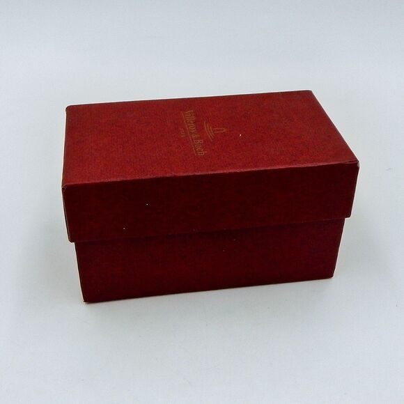 Villeroy & Boch 1748 Ceramic Ornament Holly Berry Yellow Green 4 Inch Box - Picture 6 of 6